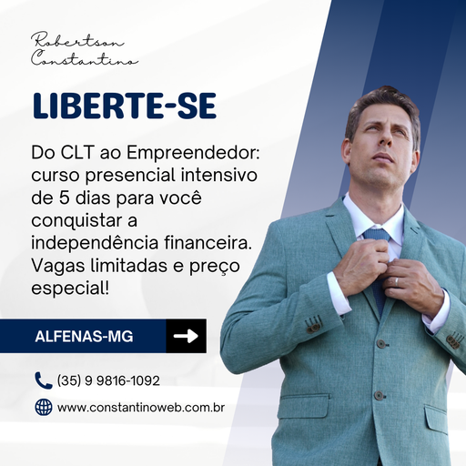 Curso Presencial Intensivo: Do CLT ao Empreendedor Online em 5 Dias
